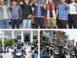 Promosikan Wisata Danau Toba, Touring Maxi Tour Boemi Nusantara Yamaha Lakukan Start dari Toba