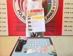 Satresnarkoba Polres Palas Tangkap SS Pengedar Sabu