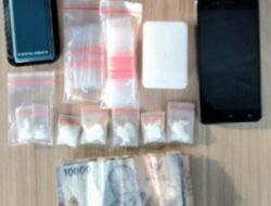 Sat Narkoba Polres Pelabuhan Belawan Tangkap Pengedar Sabu di Desa Manunggal