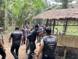Polres Binjai Grebek dan Musnahkan Barak Narkoba di Kecamatan Selesai