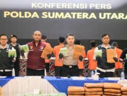 Polda Sumut Gagalkan Peredaran 72 Kg Sabu dan 151 Kg Ganja