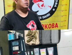 Simpan Sabu, Ekstasi, Ganja, Warga Parbuluan Diringkus Polres Dairi