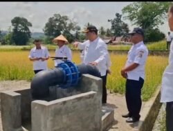 Energi Matahari Inggris Aliri 80 Hektare Sawah, Bupati Vandiko : Anggaran Terbatas Bukan Alasan Berhenti Membangun