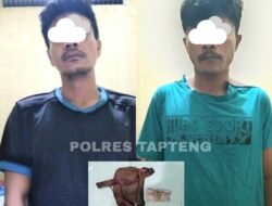 Polres Tapteng Ringkus Dua Pelaku Jambret di Desa Aek Horsik