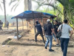 Satresnarkoba Polres Binjai Grebek dan Hancurkan Barak Narkoba di Desa Perdamaian