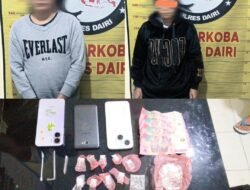 Sat Narkoba Polres Dairi Ringkus Residivis Bersama Wanita di Kamar Kos – Kosan