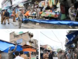 Kembalikan Fungsi Jalan, Pemkab Toba Tata Pasar dengan Menertibkan Pedagang