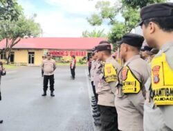 Apel Gabungan Sat Binmas : Kapolres Binjai Tekankan Peran Aktif Bhabinkamtibmas 