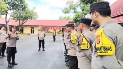 Apel Gabungan Sat Binmas : Kapolres Binjai Tekankan Peran Aktif Bhabinkamtibmas 
