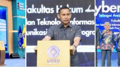 Dirressiber Polda Sumut Beri Kuliah Umum di UMSU Bahas Ancaman Nyata Kejahatan Siber di Era Digital