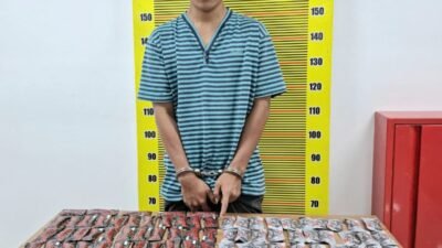 Undercover Buy Bongkar Peredaran Liquid Narkotika di Hamparan Perak, Puluhan Cartridge Yakuza Disita