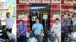 Polres Tapteng Kembalikan 3 Unit Sepeda Motor Hasil Ungkap Kasus Curanmor ke Pemiliknya