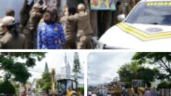Tata Kota Balige, Pemkab Toba Tertibkan Pedagang di Jalan Gereja