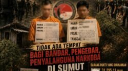Sepekan Gempur Narkoba Tanpa Henti, Polda Sumut Ungkap 344 Kasus Narkoba, 433 Tersangka Diciduk