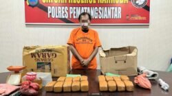 Polres Pematang Siantar Ungkap Peredaran Ganja 7 Kg, Satu Tersangka Ditangkap