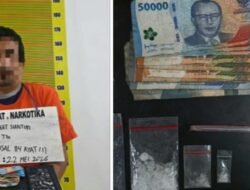 Polisi Sita 4 Paket dari Pengedar Sabu di Medan Barat Saat Layani Pembeli