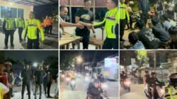 Kapolres Binjai Bersama Timsus Anti Begal Patroli KRYD di Wilkumnya