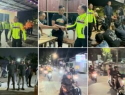 Kapolres Binjai Bersama Timsus Anti Begal Patroli KRYD di Wilkumnya