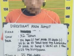 Pengedar 27 Paket Ganja Siap Edar di Medan Denai Ditangkap Polisi