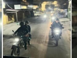 Patroli Dini Hari, Brimob Polda Sumut Antisipasi Guantibmas dan Sambangi Warga Secara Humanis di Medan