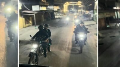 Patroli Dini Hari, Brimob Polda Sumut Antisipasi Guantibmas dan Sambangi Warga Secara Humanis di Medan
