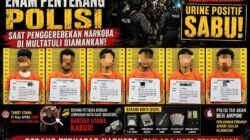 6 Penyerang Polisi Saat Penggerebekan Narkoba di Multatuli Diamankan, Urine Positif Sabu