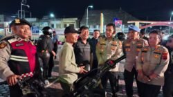 Polres Samosir Gencarkan Penertiban Knalpot Brong, Wujudkan Wisata Nyaman di Pangururan