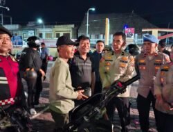 Polres Samosir Gencarkan Penertiban Knalpot Brong, Wujudkan Wisata Nyaman di Pangururan