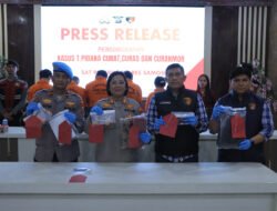 Polres Samosir Sebulan Sikat 3 Kasus : Bekuk 6 Tersangka Curanmor & Pencuri Emas