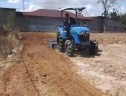 Gaspol! Petani Samosir, Olah 5 Hektare Bawang Putih Pakai Traktor Bantuan Kementan