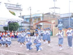 Sambut Hari Bhayangkara ke-80, Polres Samosir Gelar Lomba Baris Berbaris