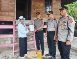 Jelang HUT Bhayangkara ke-80, Polres Samosir Tebar Kepedulian : Santunan untuk Warakauri