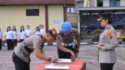 Tegaskan Pelayanan Humanis, Kapolres Samosir Pimpin Pelantikan Kabag Log dan Sertijab Kasat Reskrim