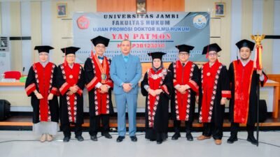 SAH!! Yan Patmos Plt Kepala Lapas Narkotika Langkat Raih Gelar Doktor Ilmu Hukum