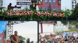 KSAD Maruli Simanjuntak Tinjau Program Bakti Karya TNI AD Untuk Rakyat di Toba