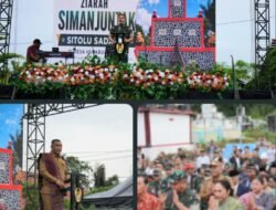 KSAD Maruli Simanjuntak Tinjau Program Bakti Karya TNI AD Untuk Rakyat di Toba