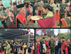 KSAD Jendral Maruli Simajuntak Disambut Perayaan Adat di Tanah Leluhur