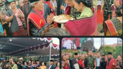KSAD Jendral Maruli Simajuntak Disambut Perayaan Adat di Tanah Leluhur