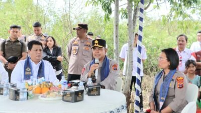 Kapolda Sumut Tinjau Sentra Bawang Putih di Samosir
