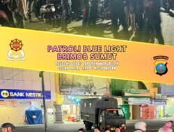 Patroli Blue Light Brimob Sumut, Respons Cepat Laporan Warga dan Cegah Balap Liar di Kota Medan