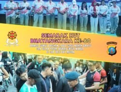 Semarak HUT Bhayangkara ke-80, Brimob Sumut Bagi 1.000 Porsi Makan Gratis dan Gelar Pasar Murah