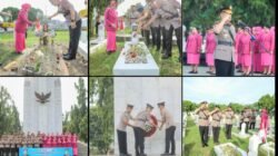 Sambut HUT Bhayangkara ke-80, Polda Sumut Ziarah ke TMP Medan