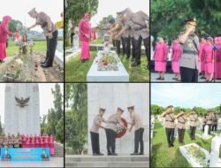 Sambut HUT Bhayangkara ke-80, Polda Sumut Ziarah ke TMP Medan