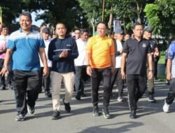 Meriahkan Hari Bhayangkara Ke-80, Polres Binjai Olahraga Bersama FORKOPIMDA dan Masyarakat