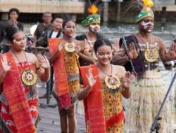 KSBN Papua Selatan Tampil Memukau di Panggung Air Mancur Menari Pangururan, Diajang Geofest 2026 