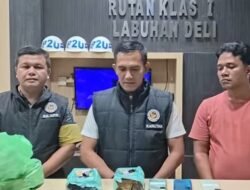 Penyelundupan Diduga Narkotika Jenis Sabu Berhasil Digagalkan Petugas P2U Rutan Kelas I Labuhan Deli