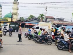 Antrean Pengisian BBM Mengular, Polresta Deli Serdang Pengamanan dan Pengaturan Jalur Tiap SPBU