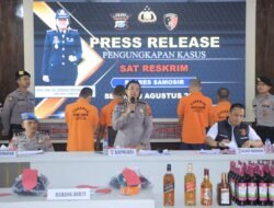 Komitmen Kapolres  AKBP Rina Nirwana : 7 Kasus Tuntas, Kamtibmas Samosir Terjaga