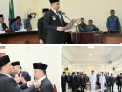 Lantik 39 Pejabat di Lingkungan Pemkab Toba, Bupati Tekankan Integritas dan Inovasi Pelayanan