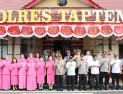 Kunker ke Tapteng, Kapolda Sumut Letakkan Batu Pertama Pembangunan Rusun Polres Tapanuli Tengah